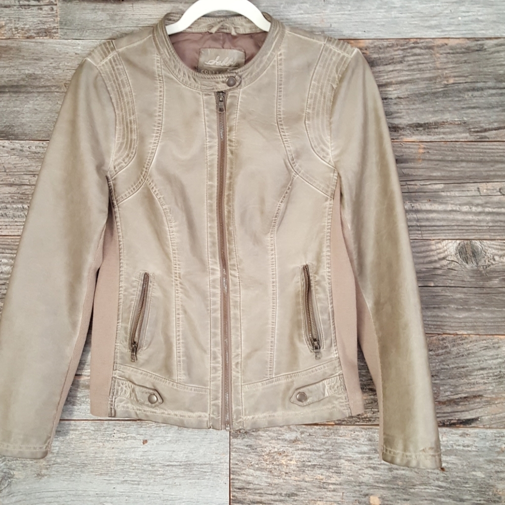 Shelby Collection Vegan Leather Jacket